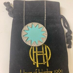 House of Harlow 1960 Turquoise Pendant Necklace
